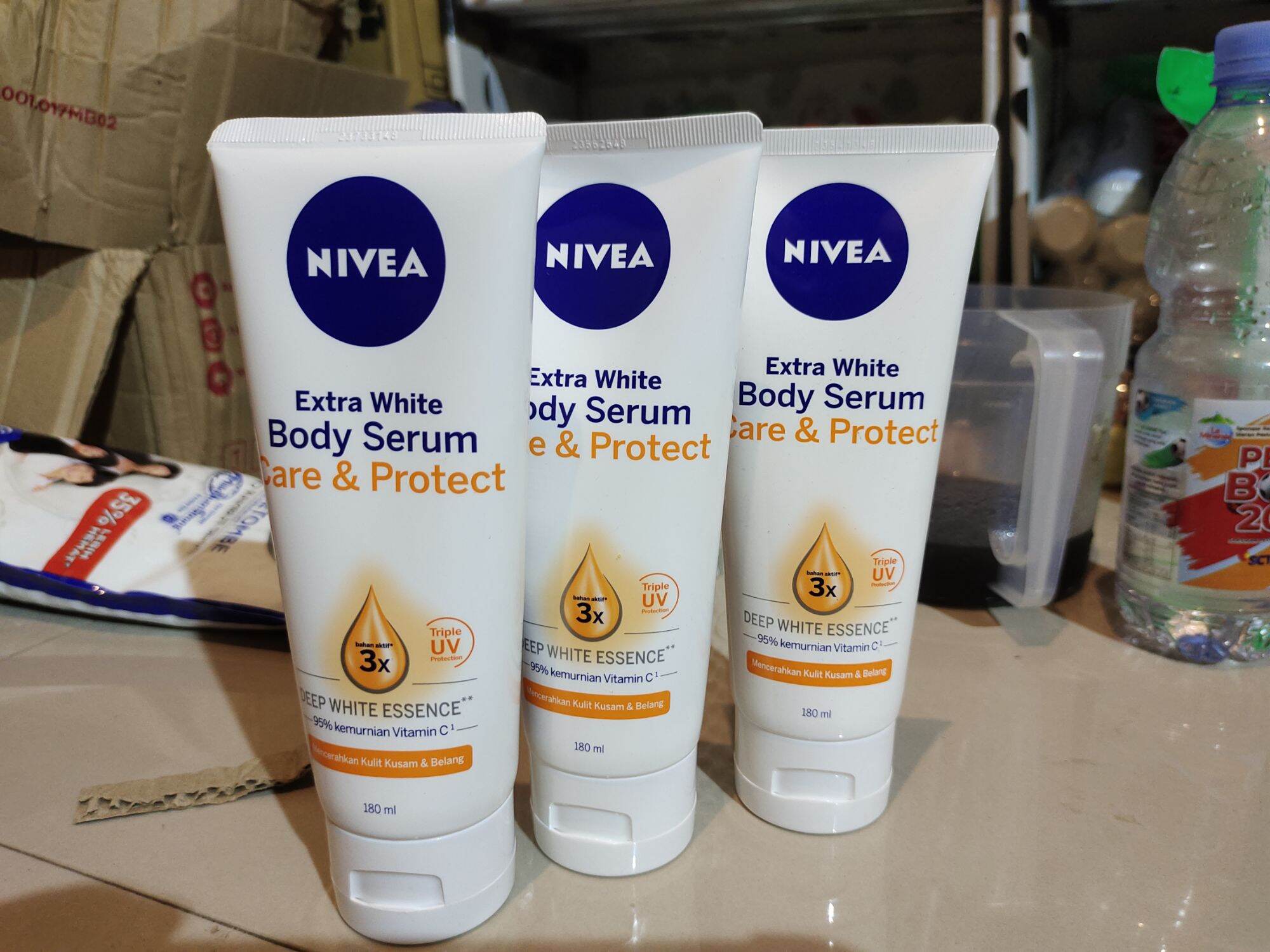 Nivea Extra White Care Protect Body Serum Ml Lazada Indonesia