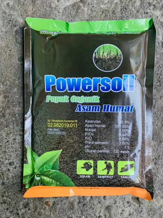 Power Soil Pupuk Pembenah Tanah Humic Acid 60 500 Gram Lazada