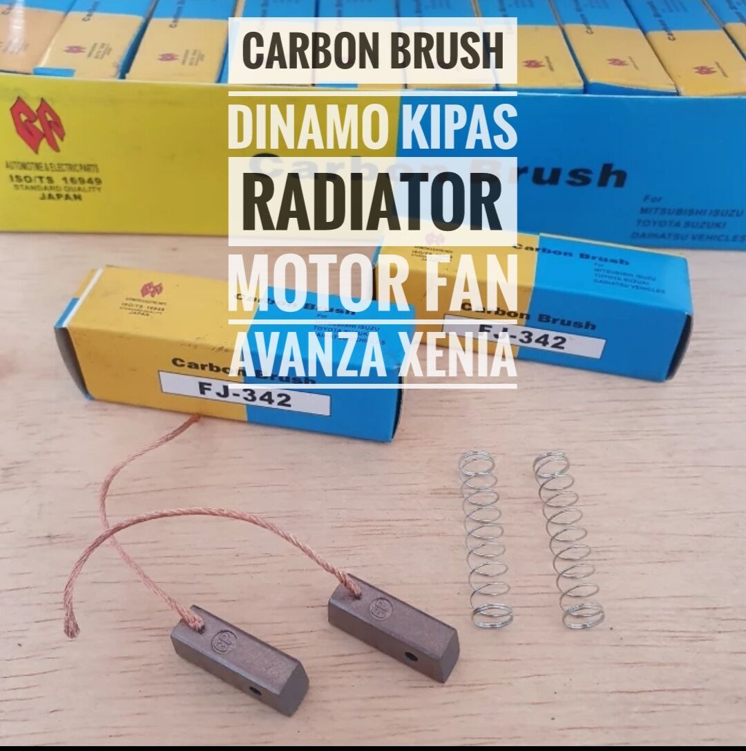 Kul Altenator Carbon Brush Dinamo Kipas Radiator Motor Fan Avnza Xenia