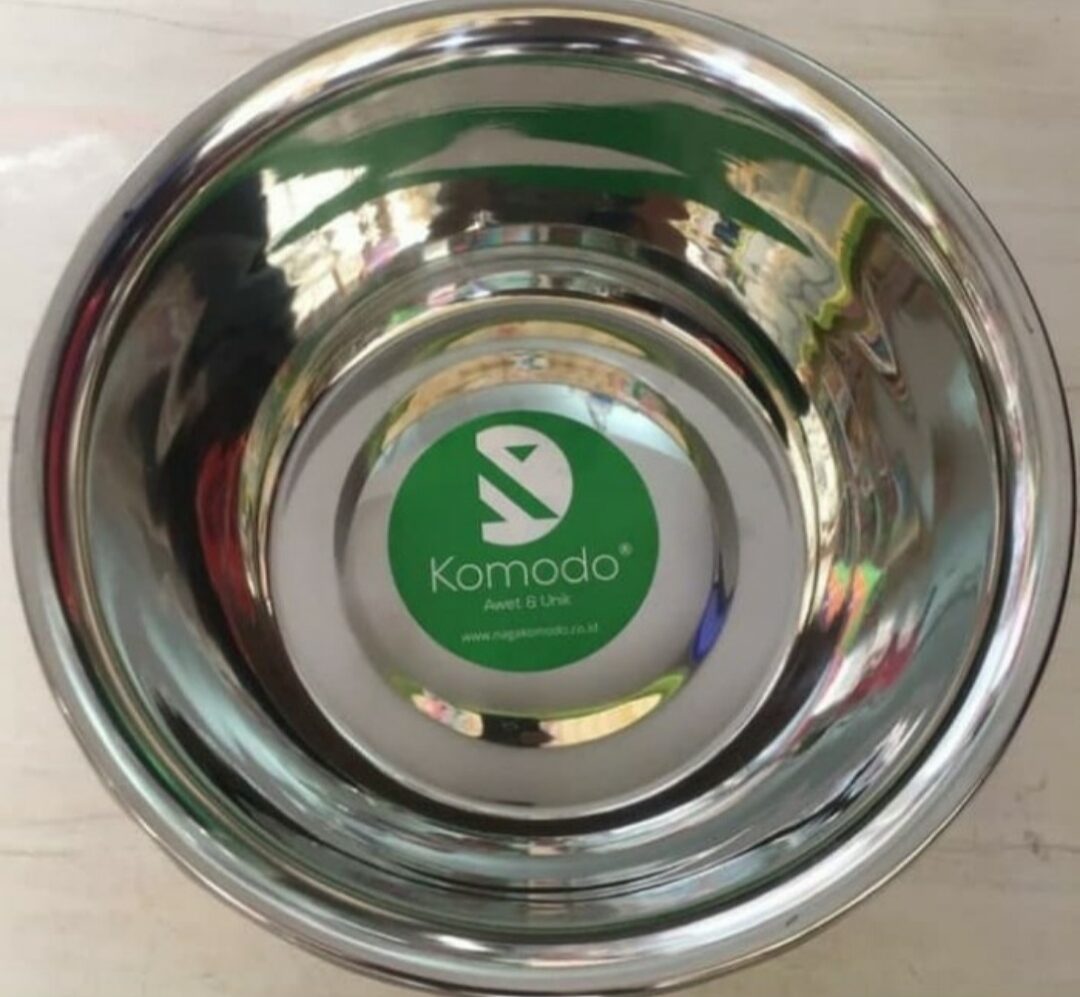 Baskom Stainless Mixing Bowl Mangkok Baskom Korea TEBAL Lazada