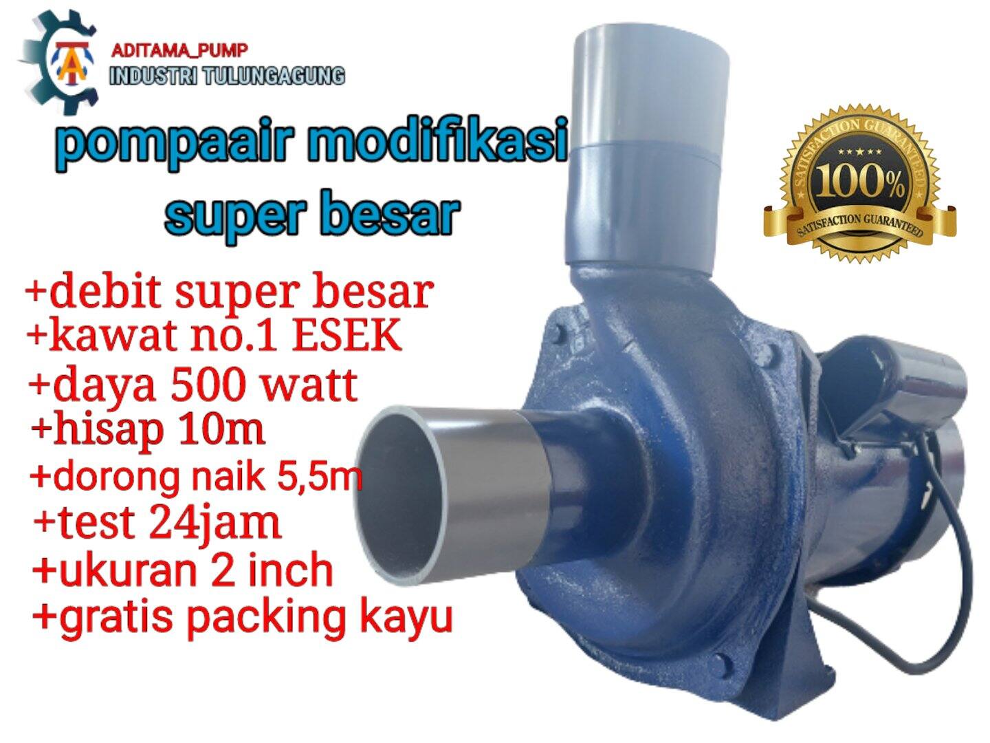 Pompa Air Modifikasi 2 Inch Debit Super Besar Alkon Cor Alumunium