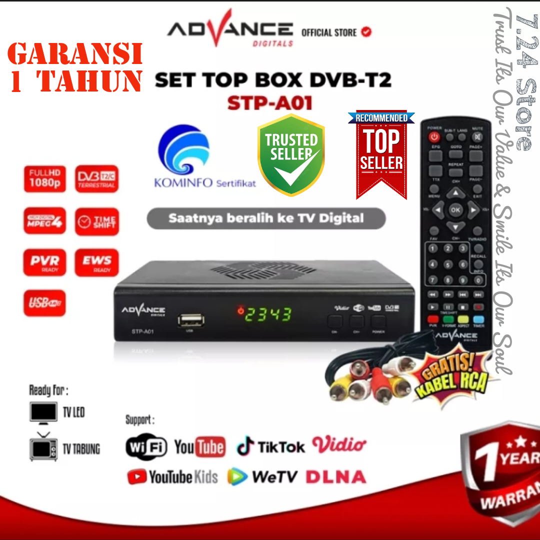 Set Top Box Advance Dvb T Set Top Box Advance Dvb T Stp A Terbaik