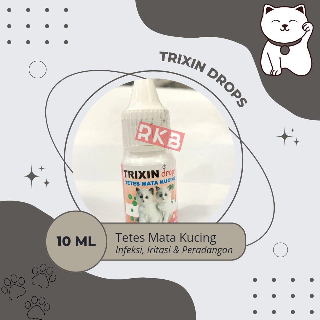 Trixin Drops Ml Obat Tetes Mata Kucing Lazada Indonesia