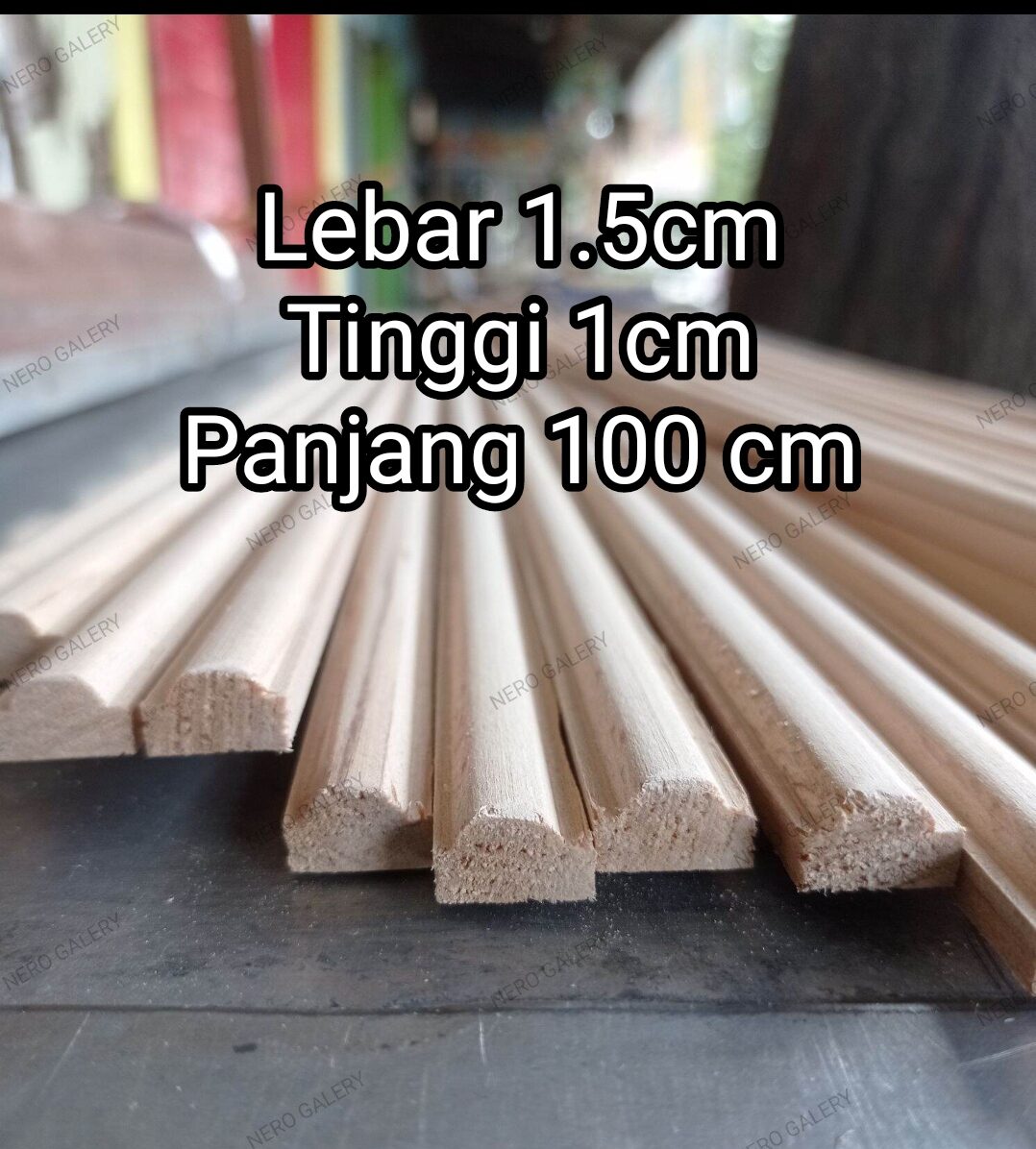 Wallmoulding Lis Gip Lebar 1 5cm Panjang 100cm Lazada Indonesia