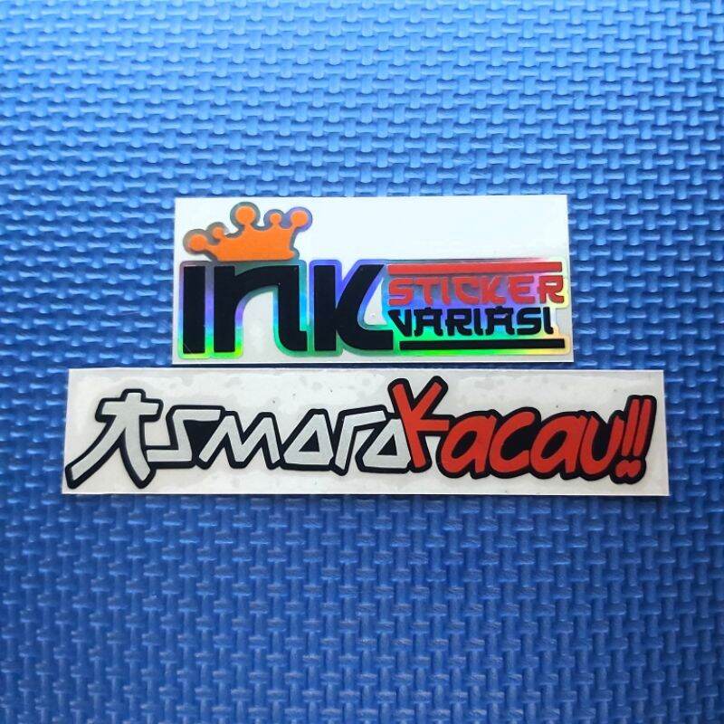 Sticker Asmara Kacau Cutting Lazada Indonesia