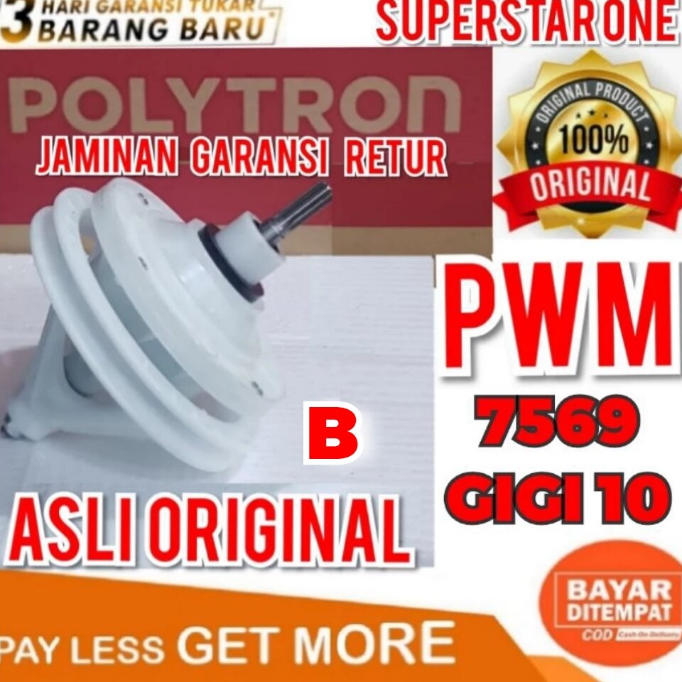 Gearbox Polytron Gigi Mesin Cuci Pwm Lazada Indonesia