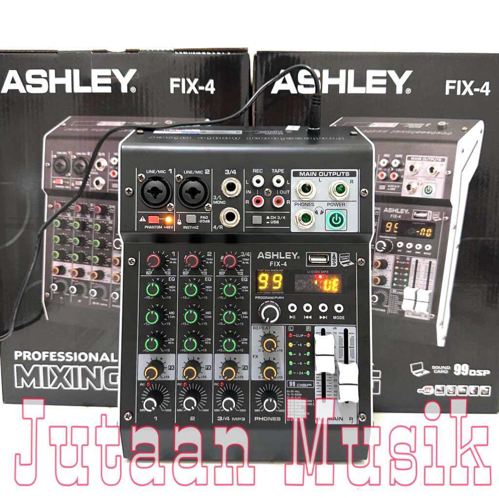 Mixer Ashley Original Mixer Ashley FIX4 Original 4 Channel Fix 4