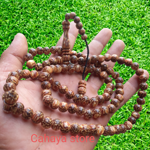 Tasbih Kayu Liwung Merah 8mm Tasbih Tembus Cahaya Tasbih Kayu Liwung