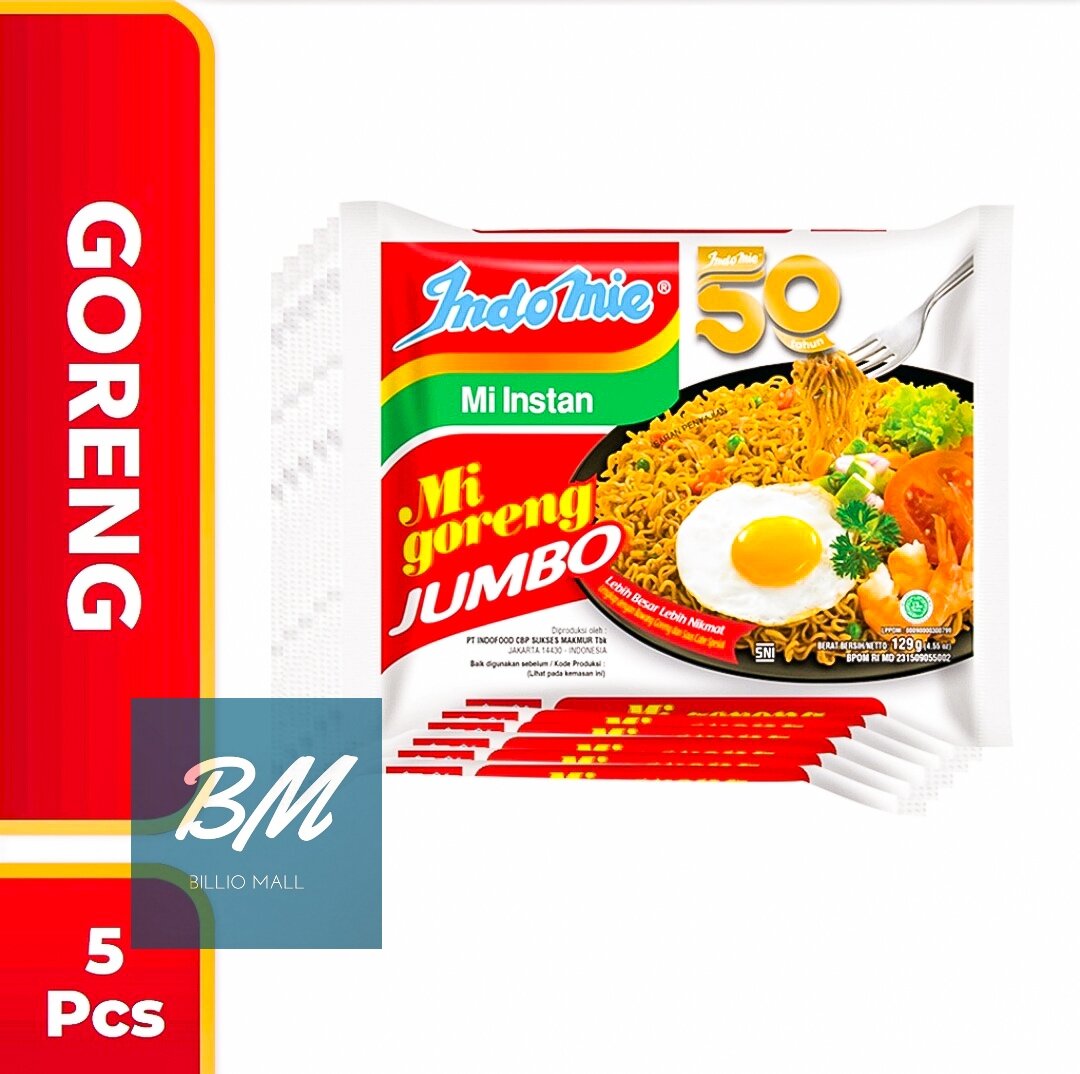 Indomie Goreng Spesial Jumbo 5 Pcs Indomie Goreng Jumbo 5 X 85 Gr