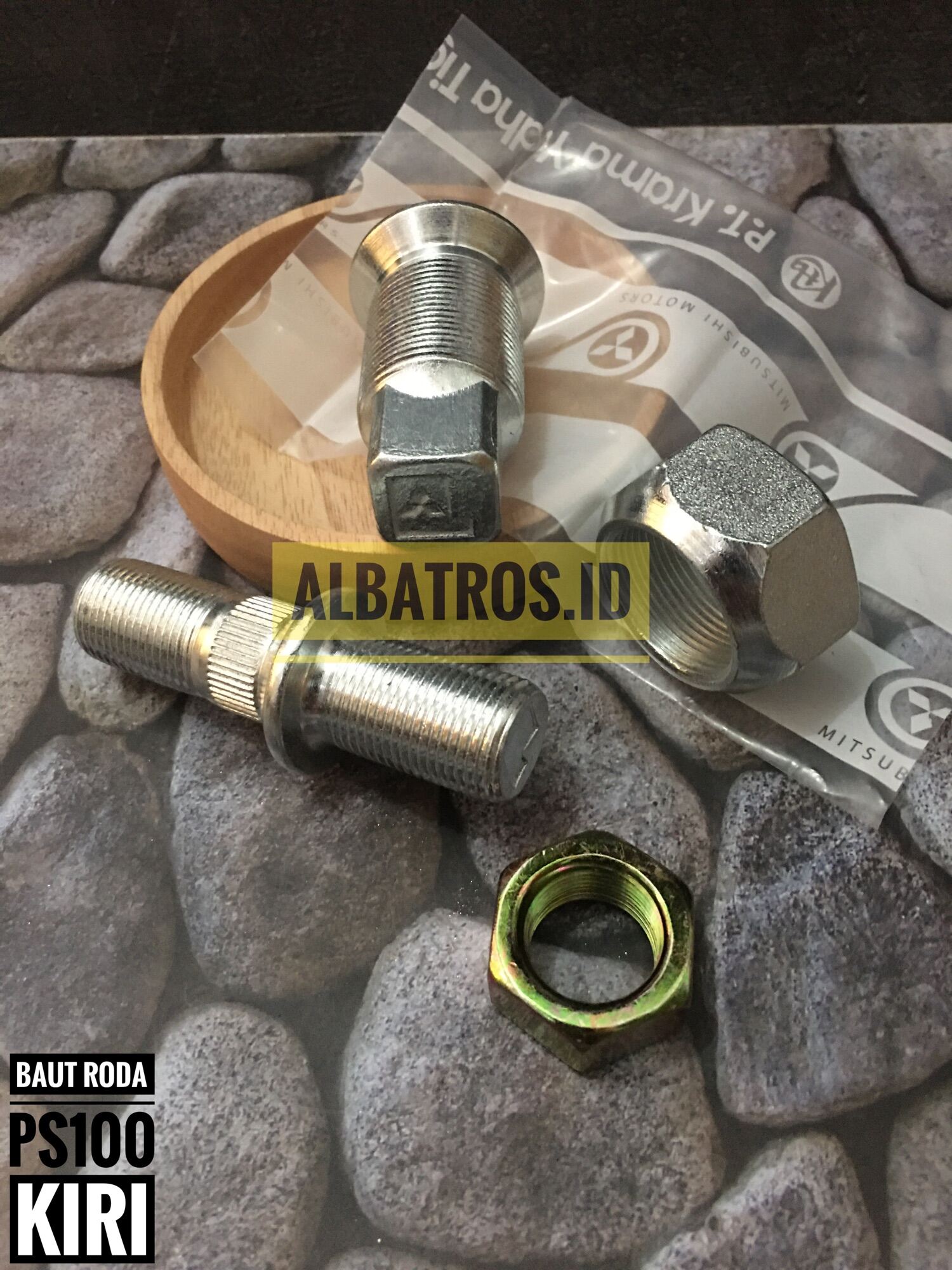 BAUT RODA BELAKANG KIRI PS100 PS120 HUB BOLT REAR LH PS 100 PS 120