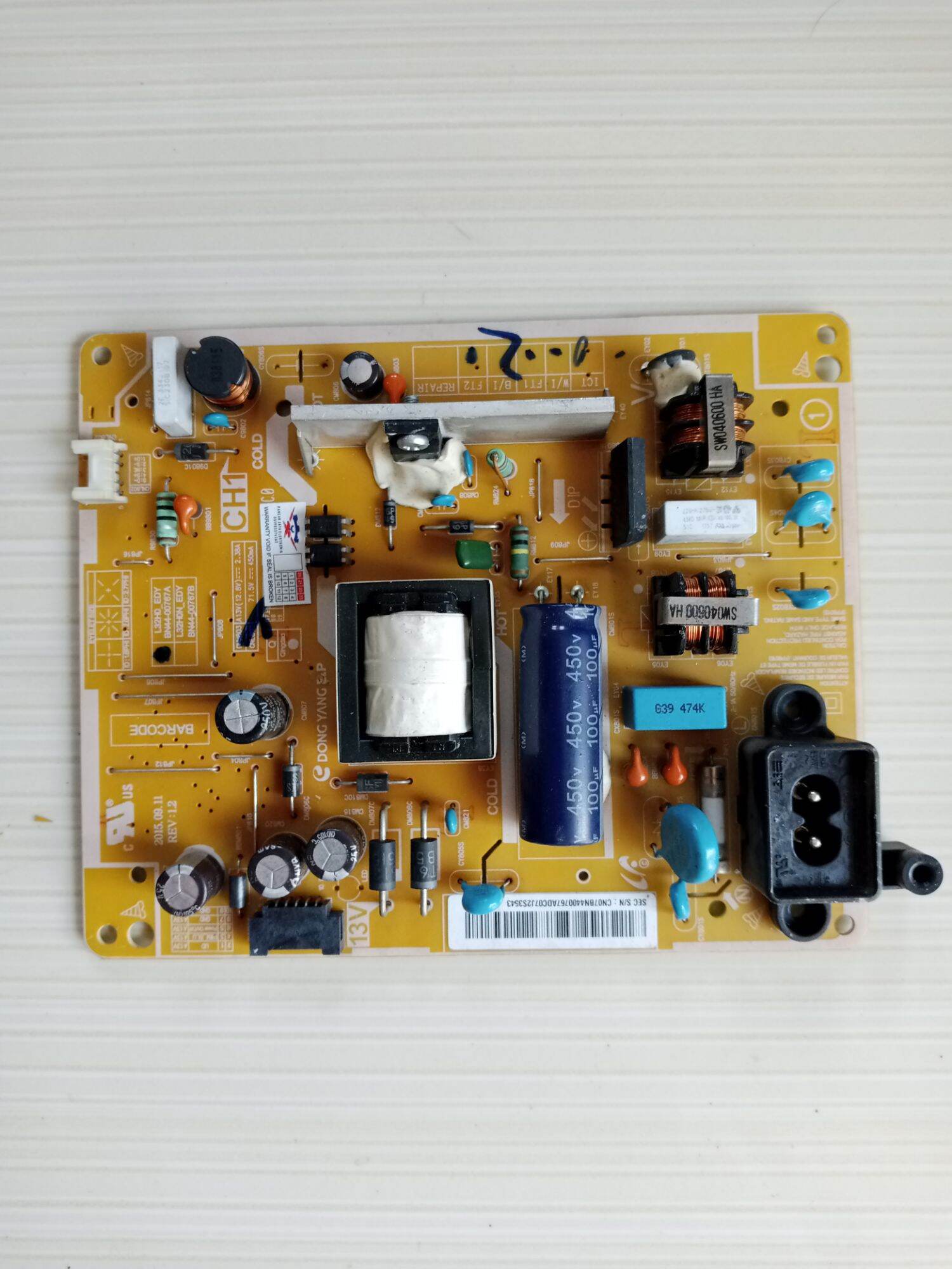 Psu Power Supply Regulator Mesin Tv Led Samsung Ua Fh Lazada