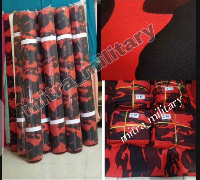 Terbaru Bahan Kain DRILL Loreng PP Per Meter Meteran Lazada Indonesia