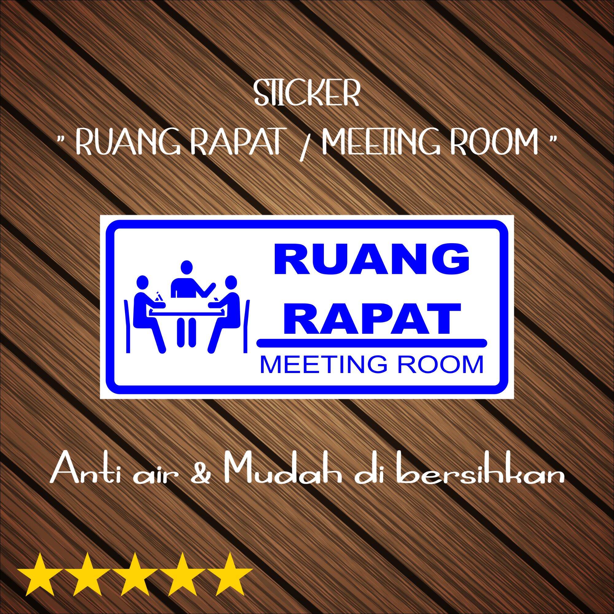 Stiker Ruang Rapat Sticker Meeting Room Stiker Ruangan Rapat Sticker