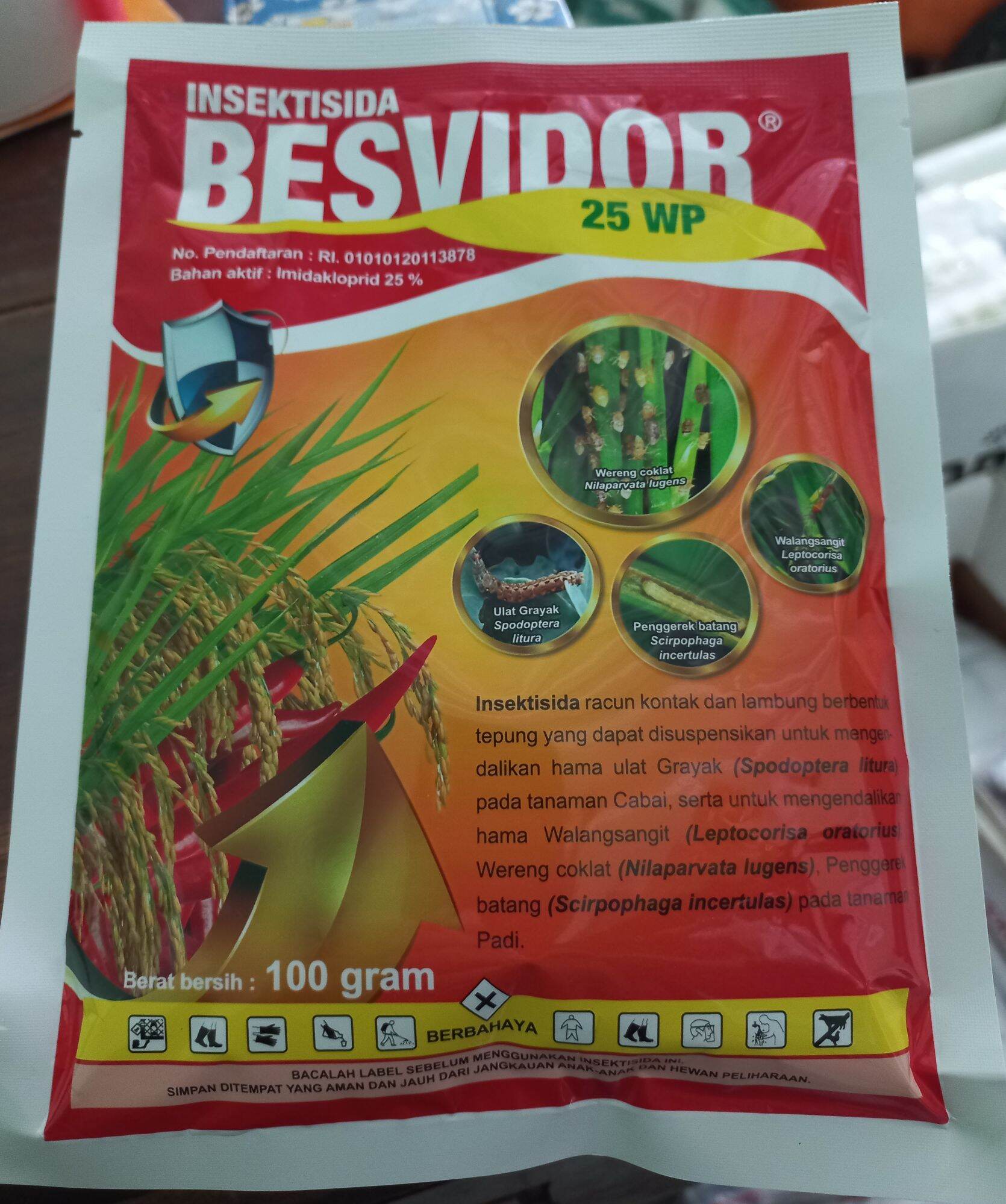 Insektisida Besvidor Wp Gram Lazada Indonesia