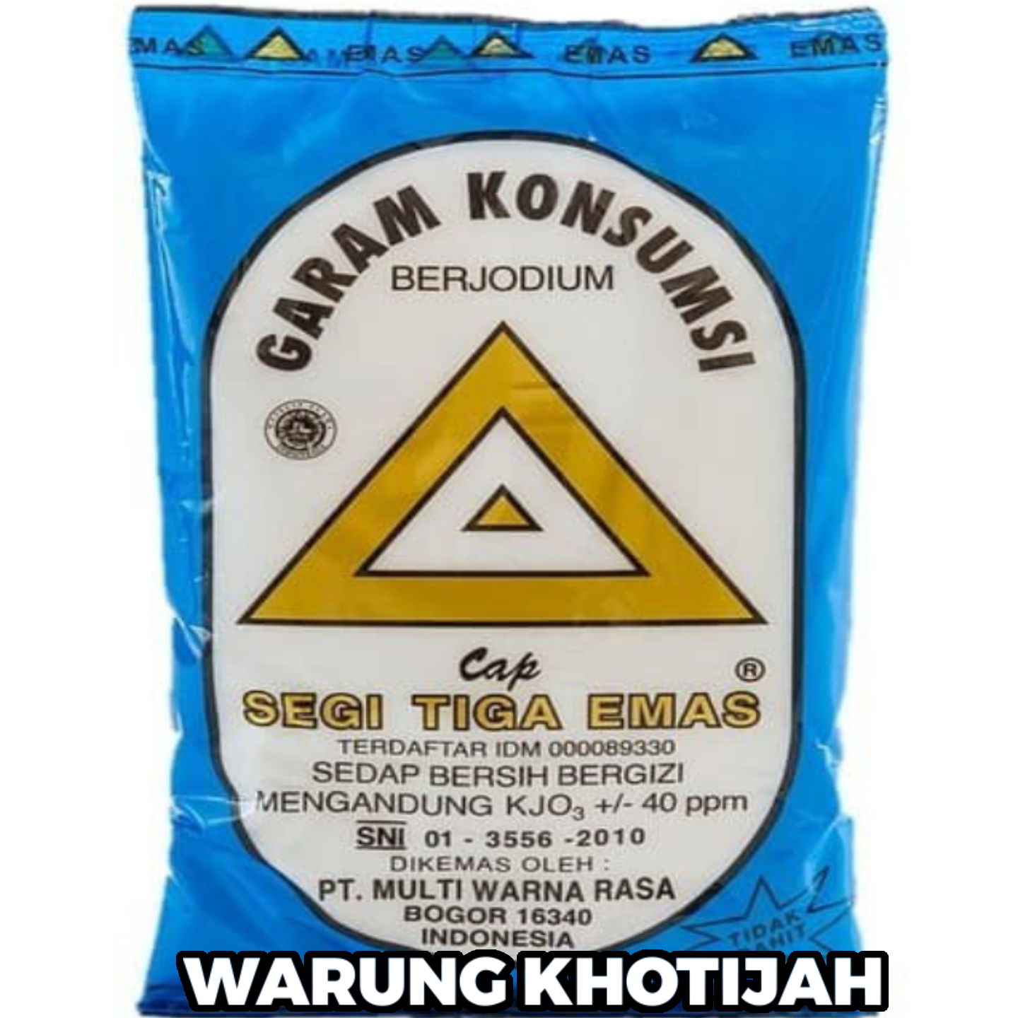 Garam Cap Segitiga Emas 250 Gram Lazada Indonesia