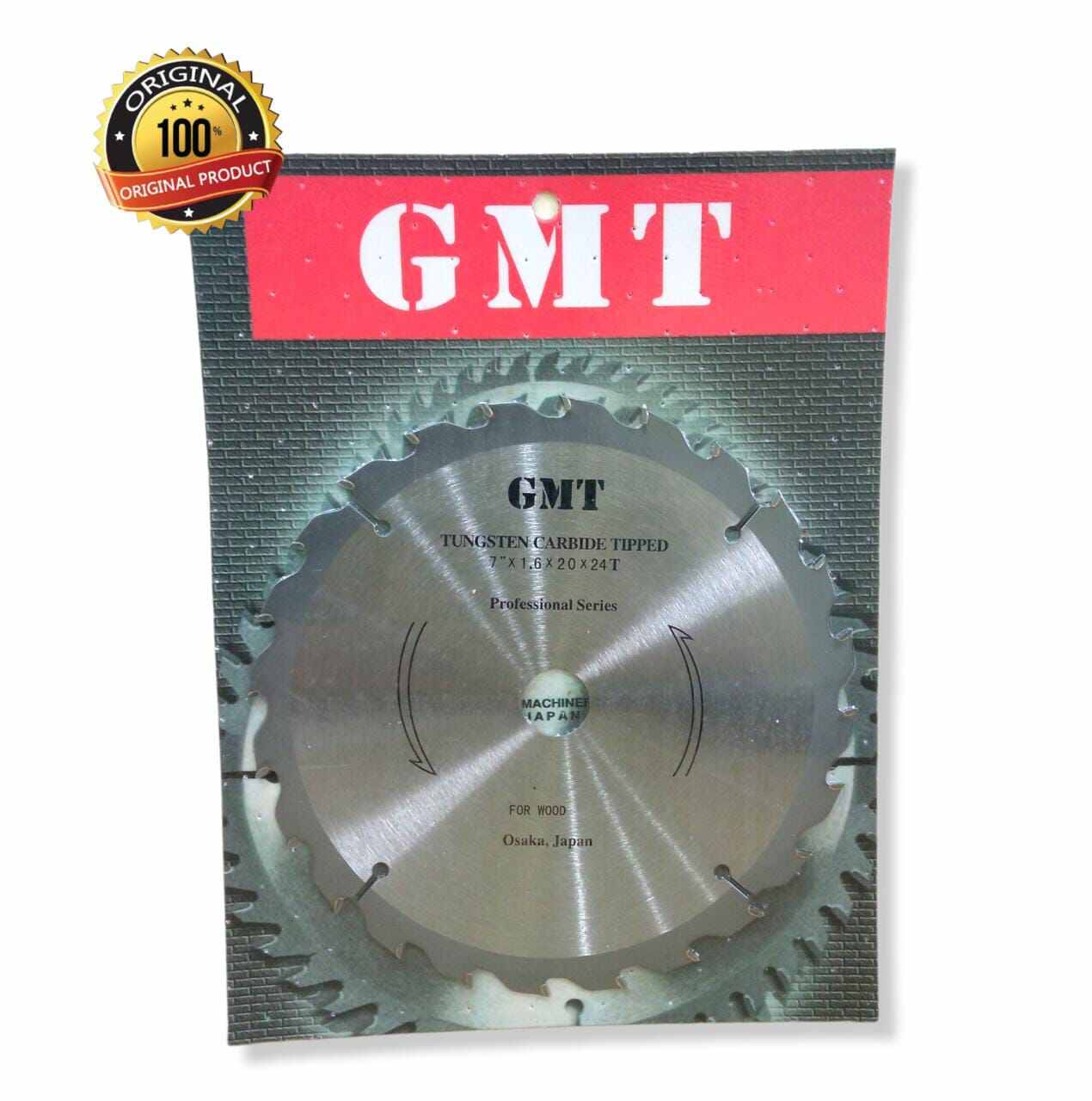 Mata Circle 7x24 GMT Mata Gergaji Kayu Mesin Circular Saw 7 Inch