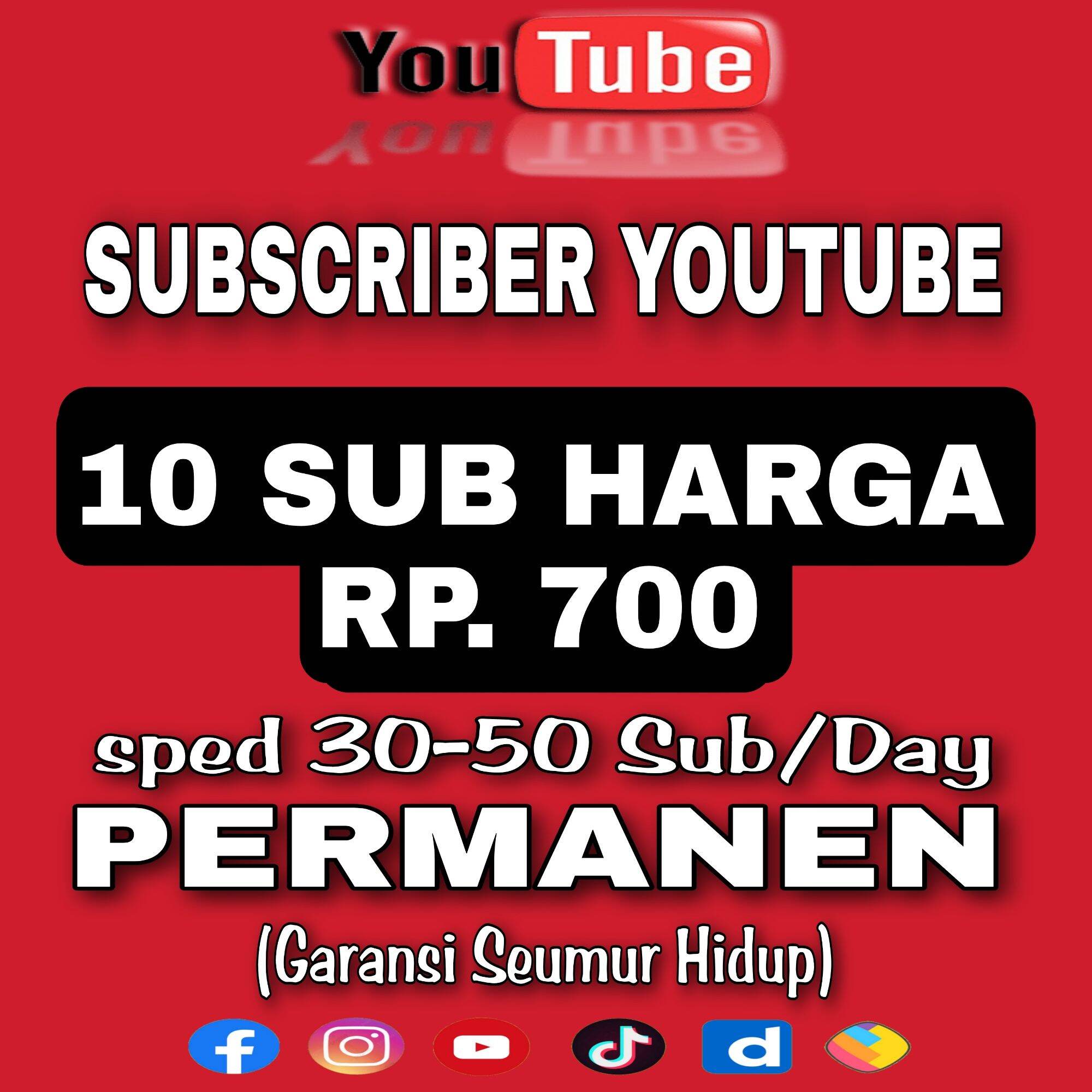 Jasa Subscriber Youtube Untuk Monetisasi No Permanen Lazada Indonesia