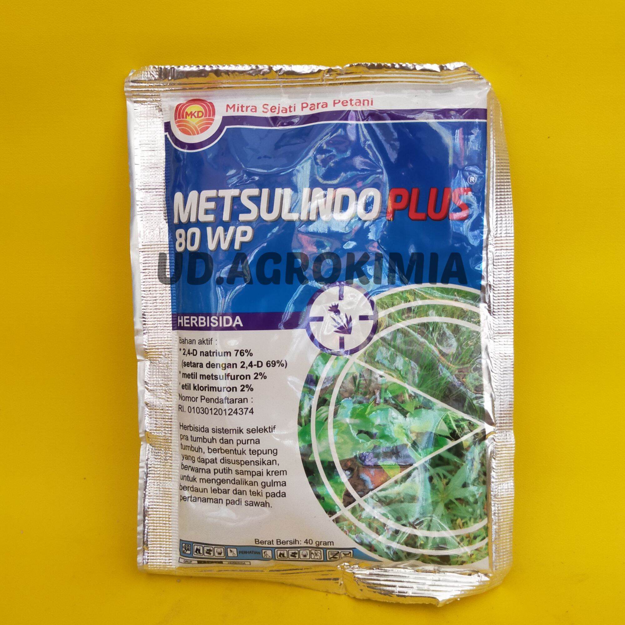 100 ORIGINAL HERBISIDA METSULINDO PLUS 80WP 40 GRAM Lazada Indonesia