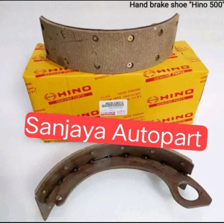 Hand Brake Shoe Kampas Rem Tangan Hino Ranger 500 Mitsubishi Fuso Ganjo