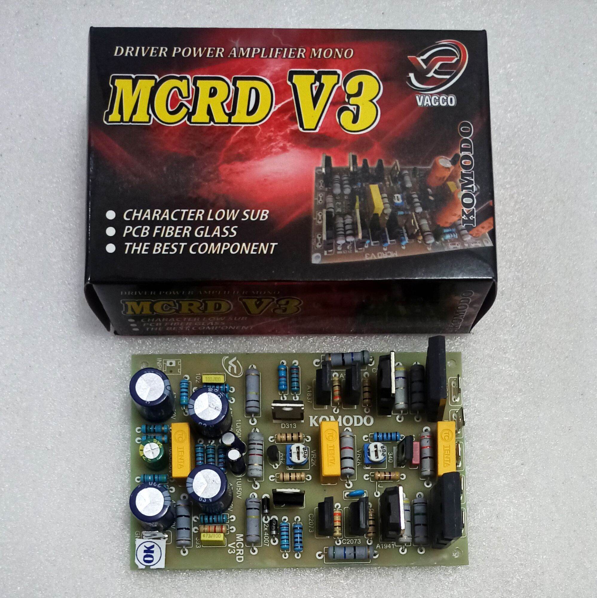 KIT Driver MCRD V3 KOMODO Low Sub 18 Inch High Quality By Vacco