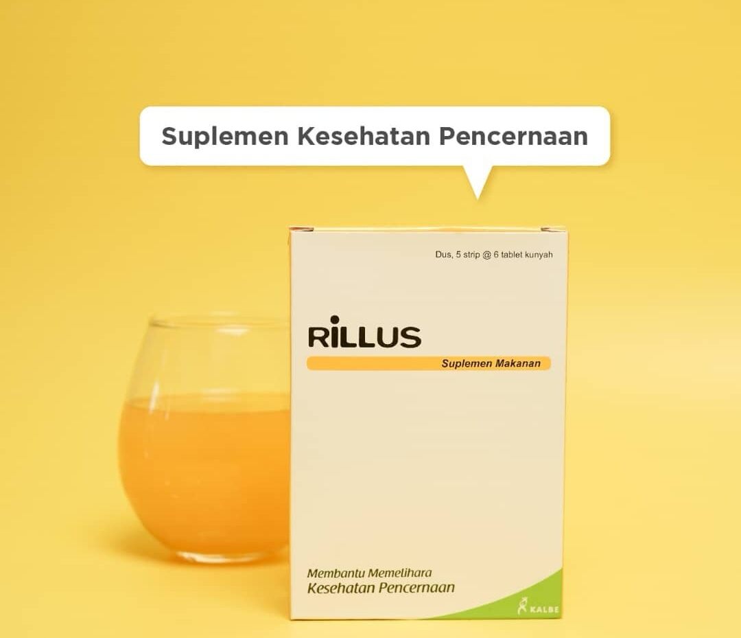 Rillus Probiotik Untuk Kesehatan Pencernaan Per Box 30 Tablet