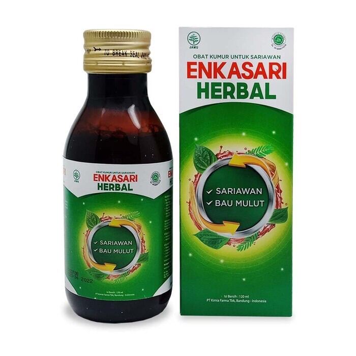 Enkasari Herbal Ml Sariawan Obat Kumur Lazada Indonesia