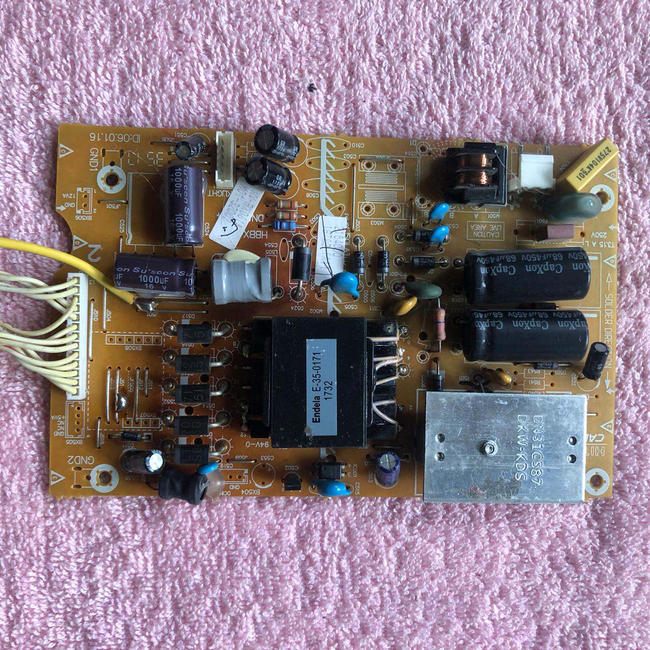 PSU Regulator Power Supply Board TV LED Polytron PLD 32T1506