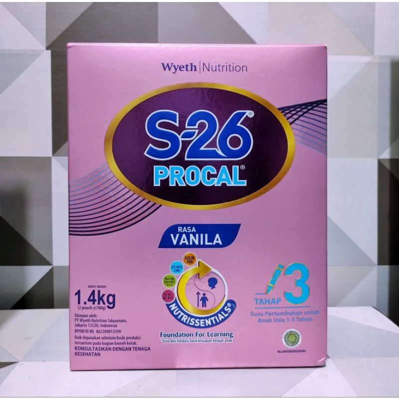 S26 S 26 PROCAL Tahap 3 1400 Gr 1 4 Kg Lazada Indonesia