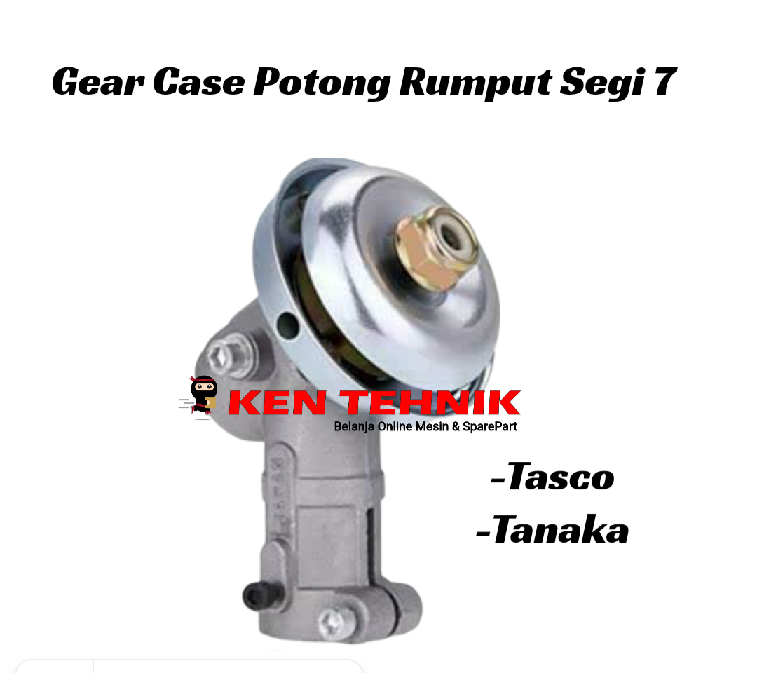 Gear Case Kepala Pisau Mesin Rumput Segi Model Tasco Lazada Indonesia