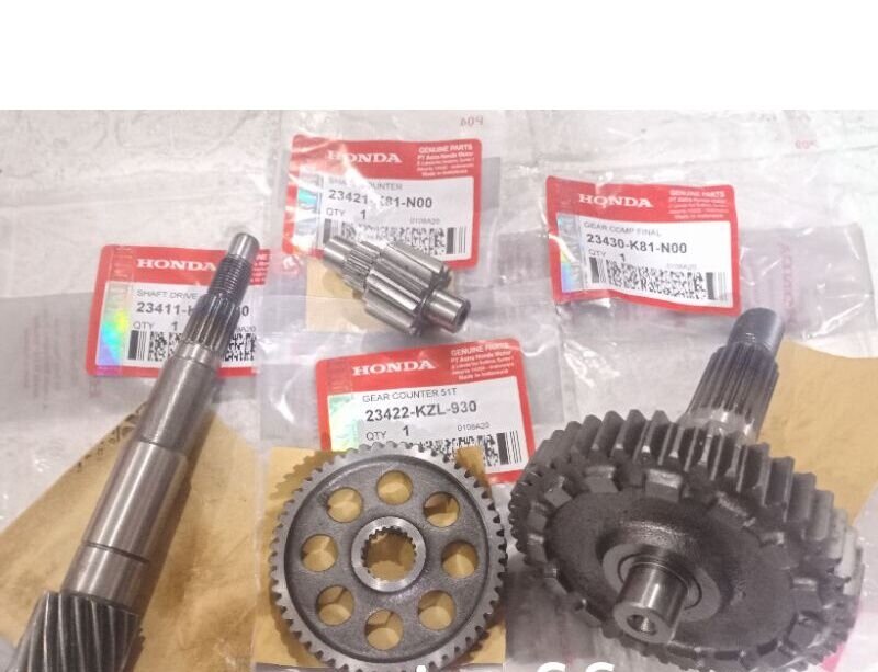 GIGI GEAR RASIO ASSY SET AS PULLY AS RODA BEAT FI ESP BEAT POP HONDA