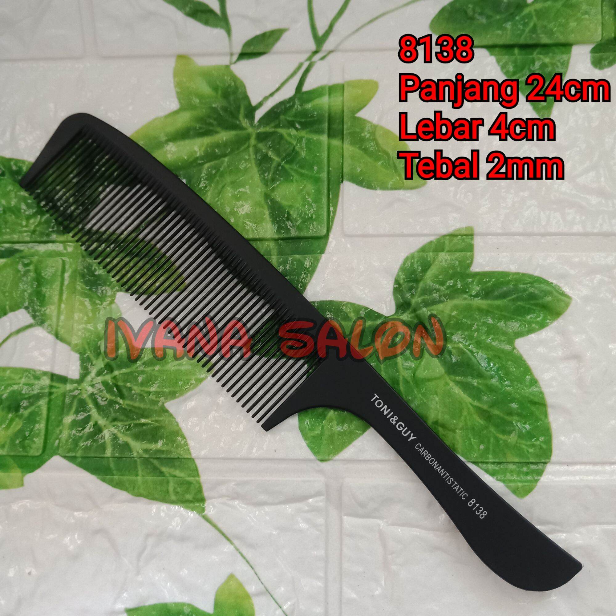 Sisir Gagang Toni Guy Carbonantistatic Comb Sisir Rambut Barber