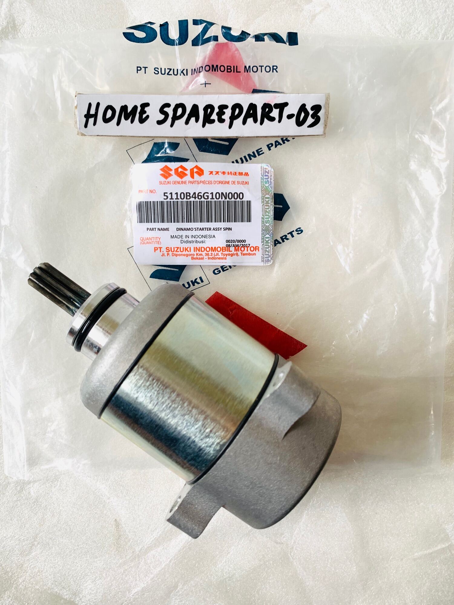 Dinamo Starter Suzuki Spin 125 SkyDrive Skywave Lazada Indonesia