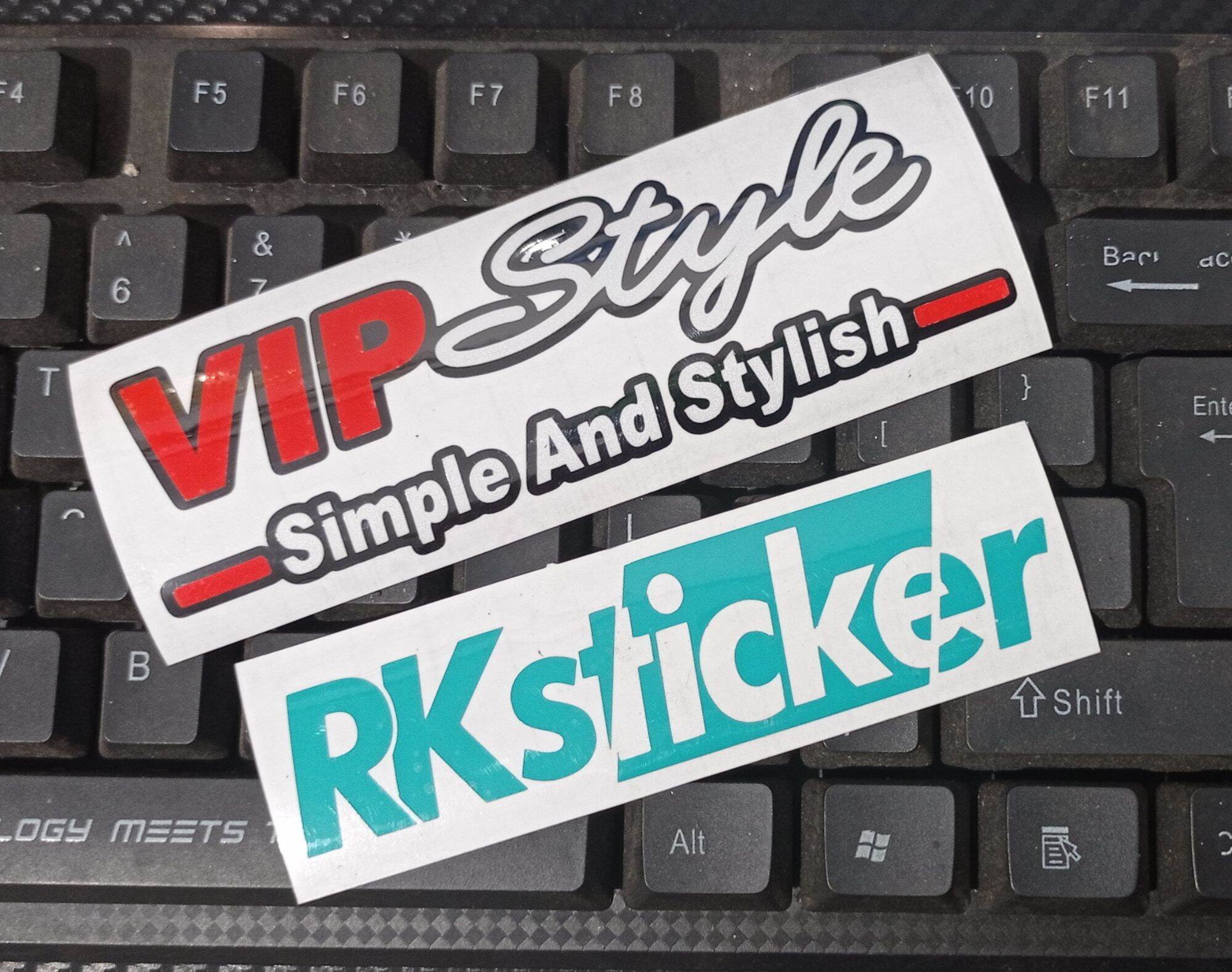 Stiker VIP Style Simple And Stylish Cutting Reflektive Lazada Indonesia