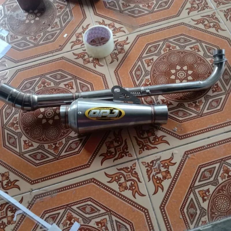 Knalpot Dpj Cornelo Fantera Buat Motor Bebek Leher Standar Lazada