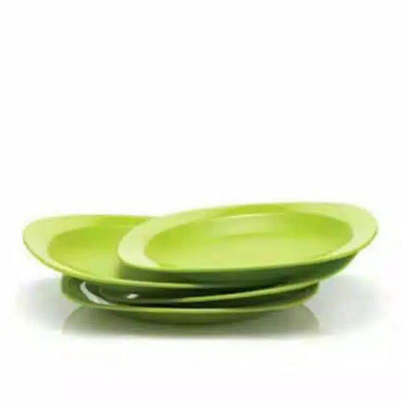 Plate Tupperware Piring Plastik Tupperware Isi 4 Lazada Indonesia