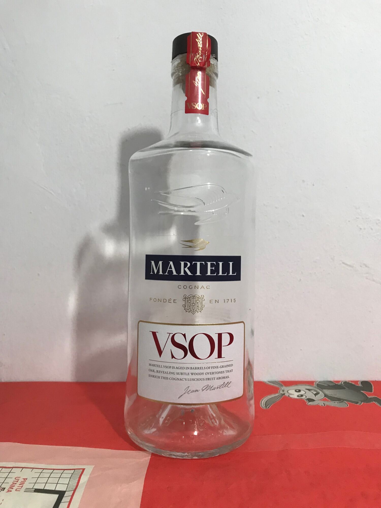 Botol Bekas Minuman Miras Martel Vshop Botol Pajangan Botol Import