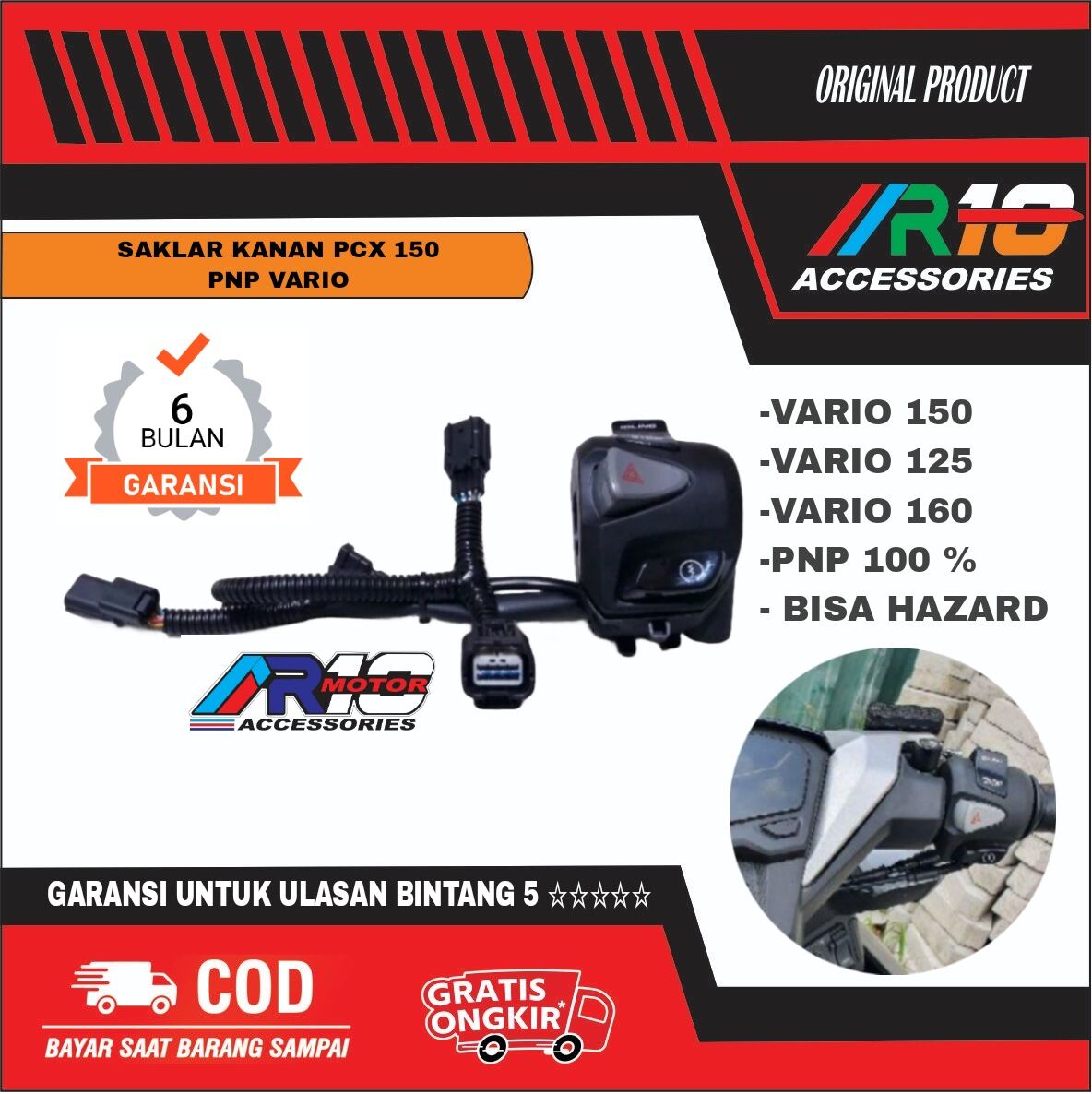 SAKLAR KANAN PCX PNP VARIO 150 DAN 160 Lazada Indonesia