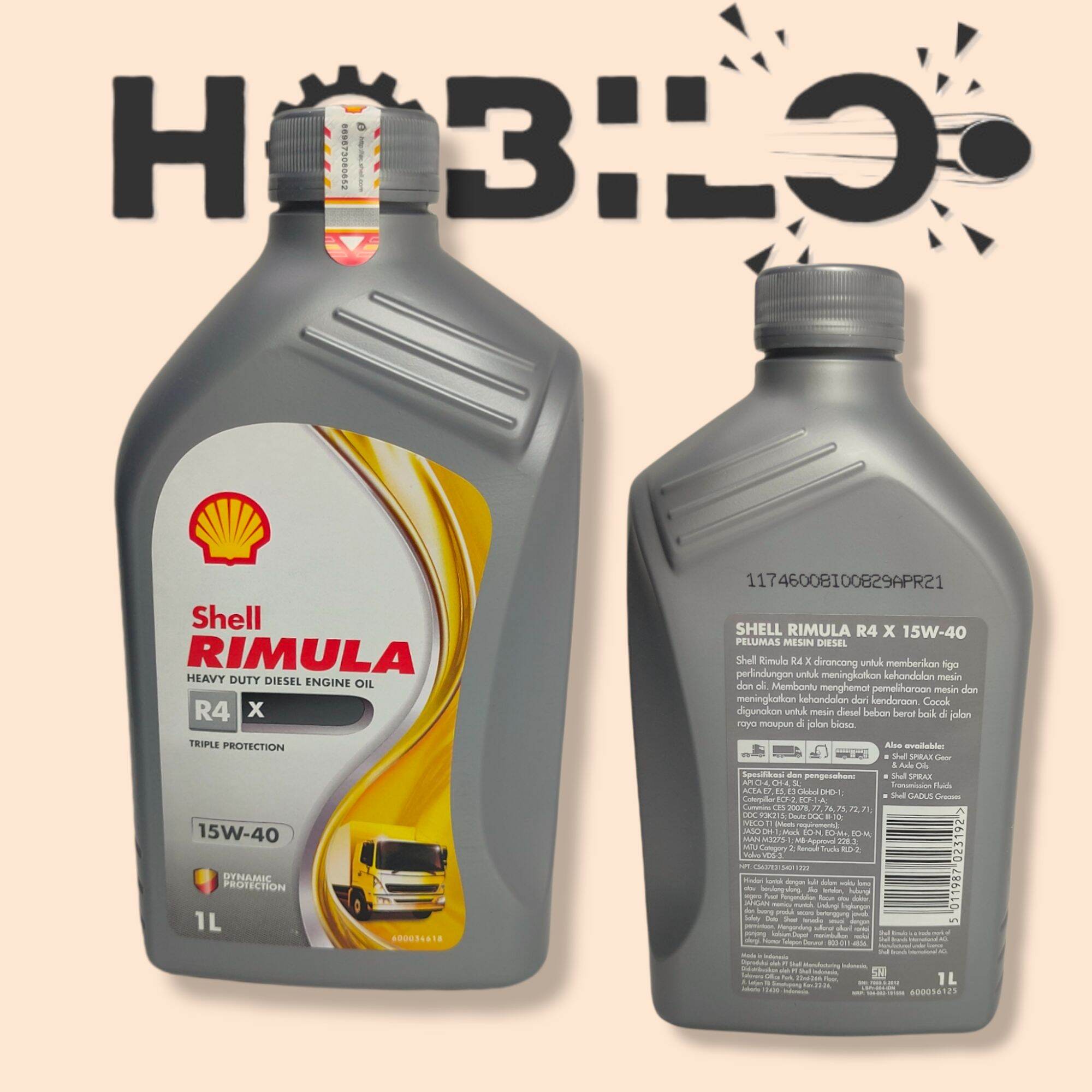 Shell Rimula R X W Galon Liter Original Lazada Indonesia