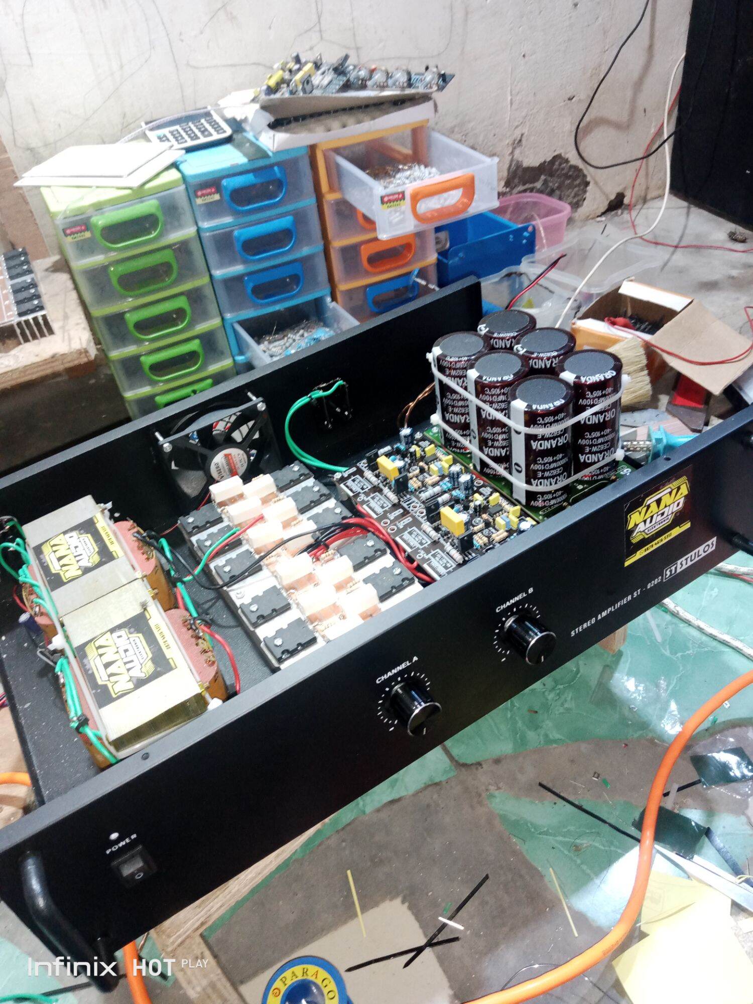 Power Amplifier Rakitan Amper Dobel Travo Lazada Indonesia