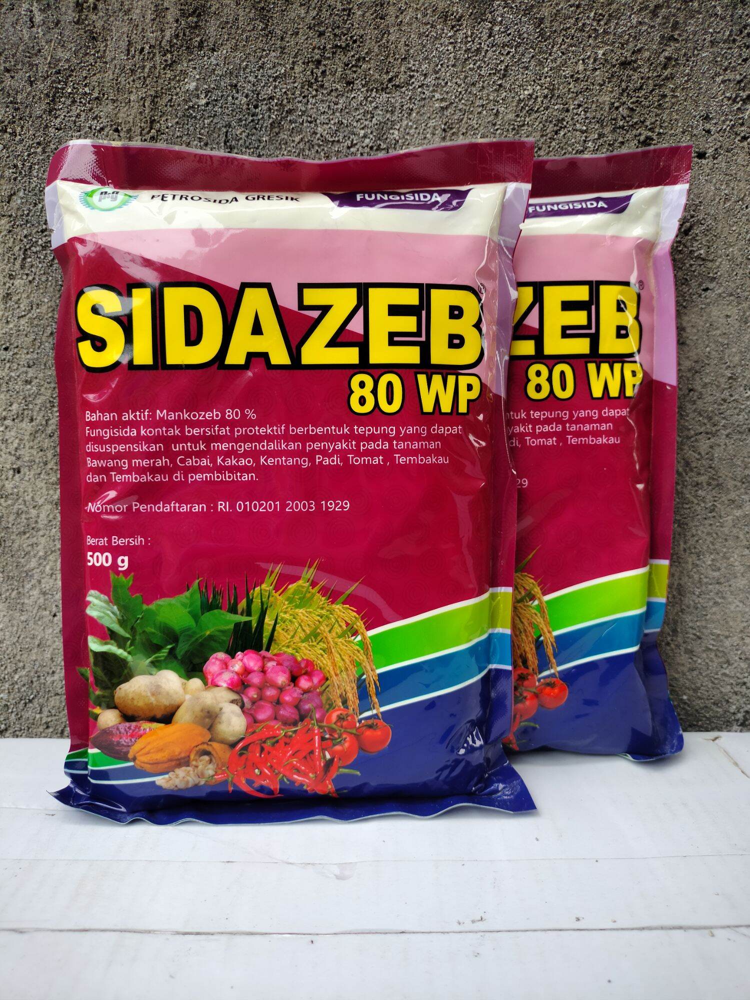 Fungisida SIDAZEB 80 WP 500 Gram Untuk Mengendalikan Busuk Akar Batang