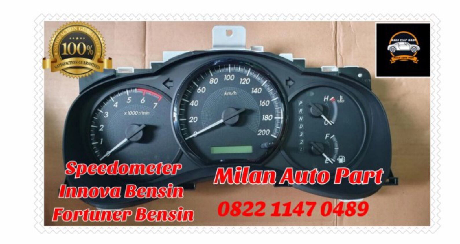 Kilometer Speedometer Innova Fortuner Tipe Type G Bensin Matic Manual