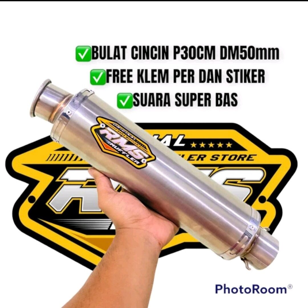 Knalpot Silencer Rms Type Model Dbs Untuk Segala Jenis Motor Suara Adem