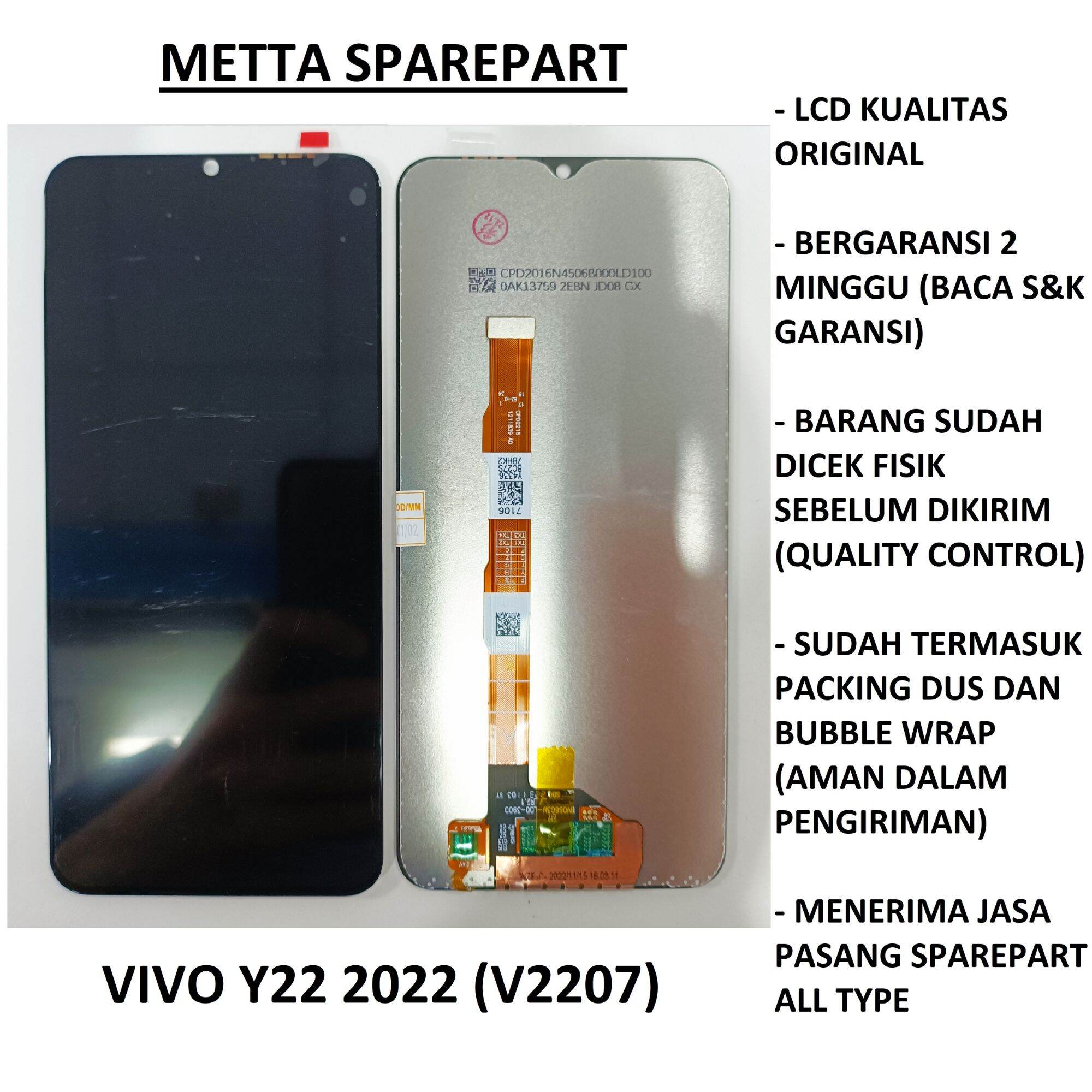 Original Oem Lcd Touchscreen Vivo Y V Lazada Indonesia