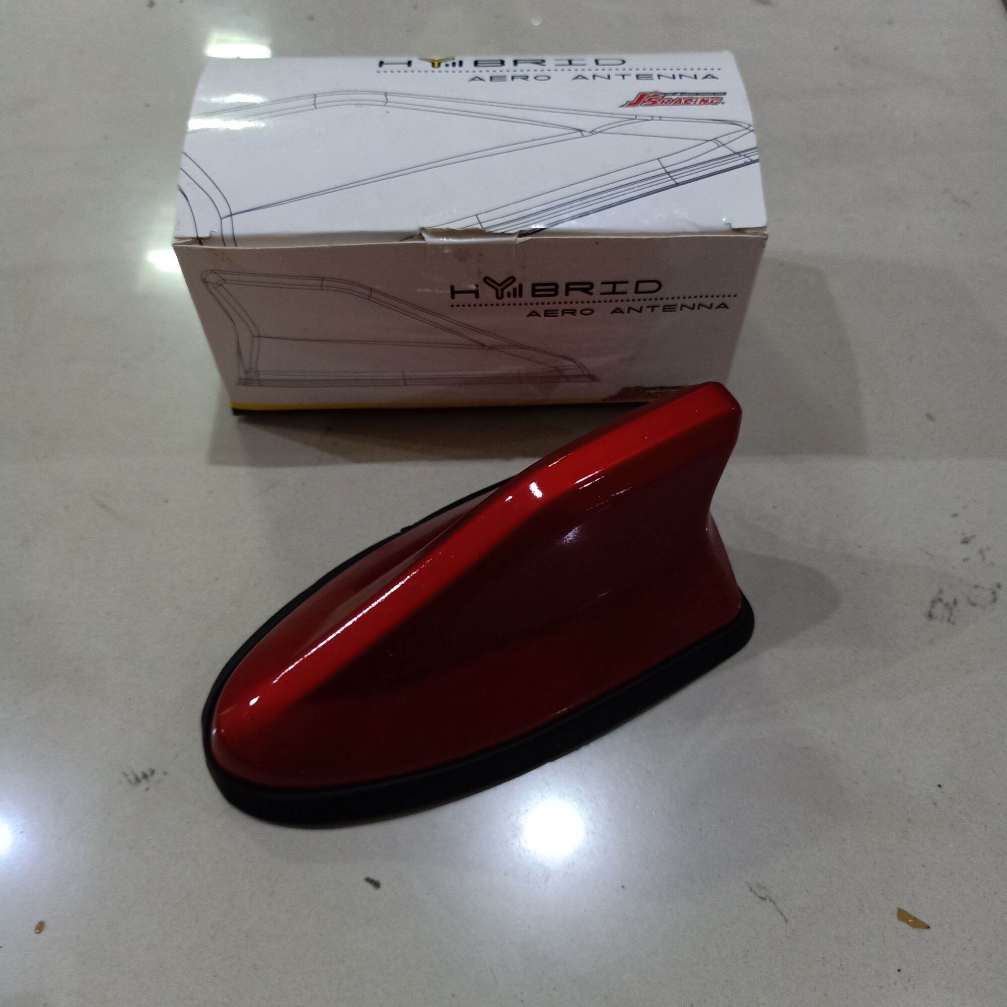 Antena Sirip Hiu Hybrid Mobil Universal Warna Merah Maroon Lazada