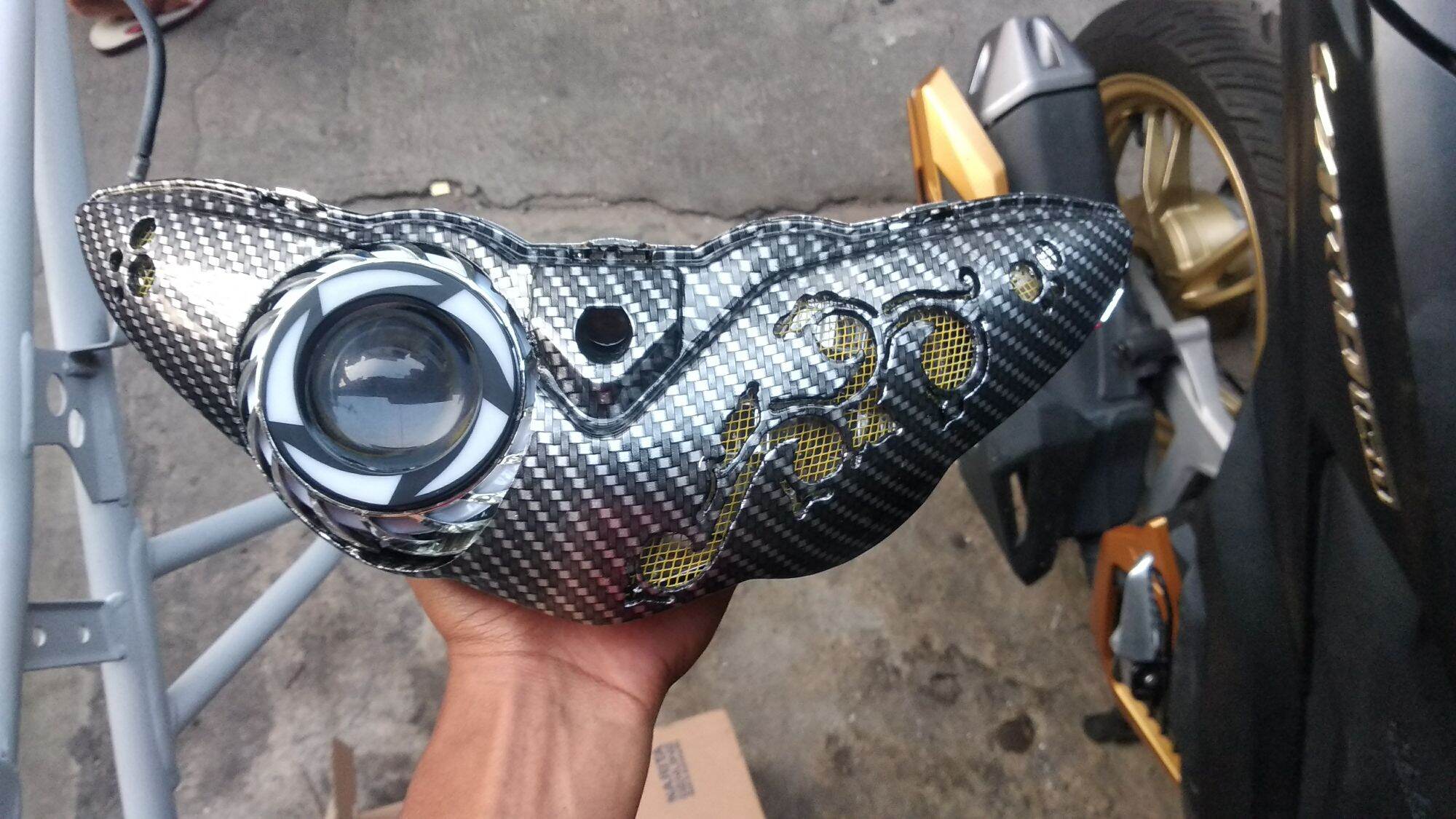 Kedok Headlamp Mika Reflektor Kepala Lampu Depan Yamaha Jupiter Z