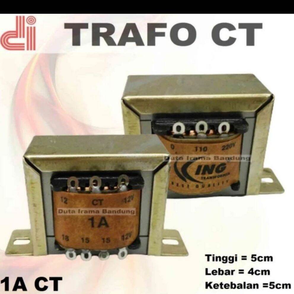 Trafo 1A Merk King CT 12 Volt Sudah Teruji Kondisi Situasi Dan