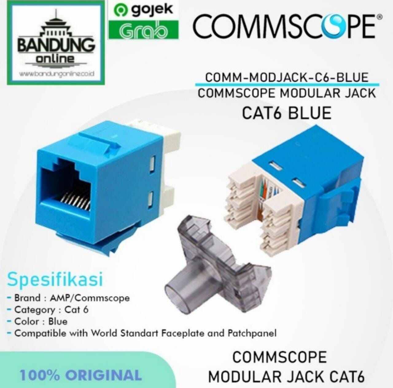 Modular Jack Female Rj Cat Cat Commscope Lazada Indonesia