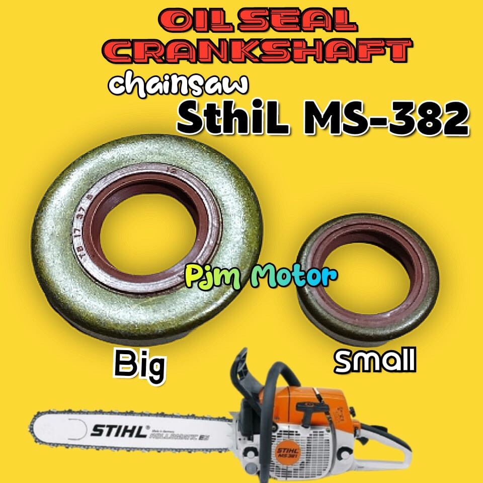 Ms382 Oil Seal Crankshaft Sil Kruk As Mesin Chainsaw Senso Sinso Sthil