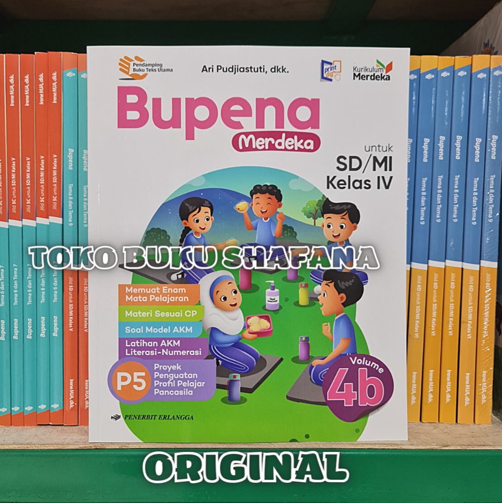 Buku Bupena Merdeka Volume B Erlangga Kelas Sd Mi Kurikulum Merdeka