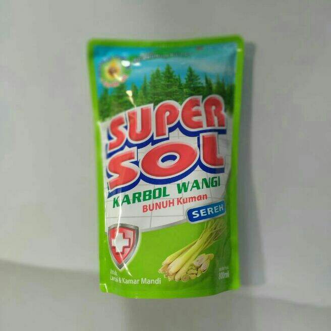 Supersol Sereh Karbol Wangi Ml Lazada Indonesia